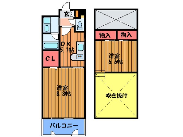 レクシア鶴見の物件間取画像